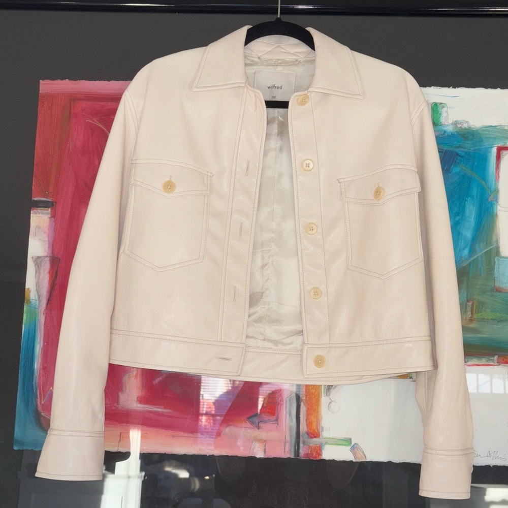 Aritzia Vegan Leather Jacket